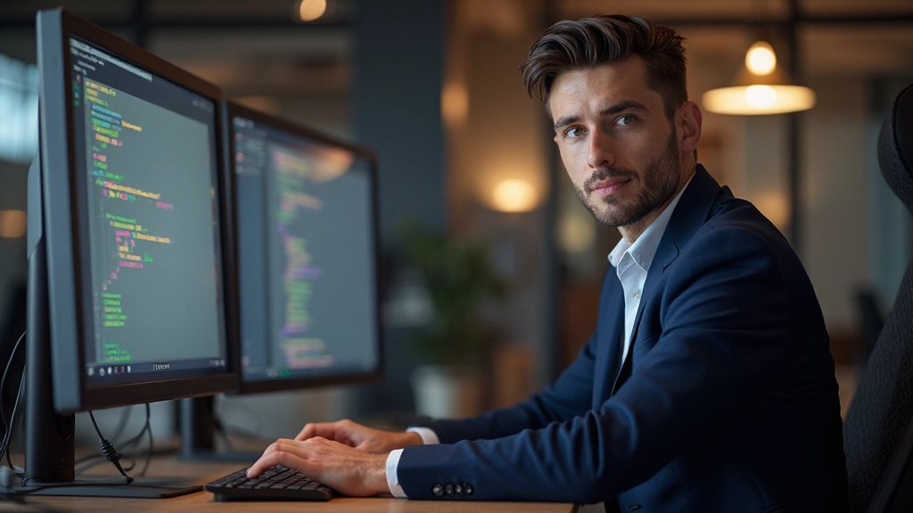 Developer testet website accessibility met toetsenbord navigatie controle